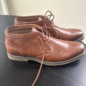 Men's Brown Leather Ankle Boots